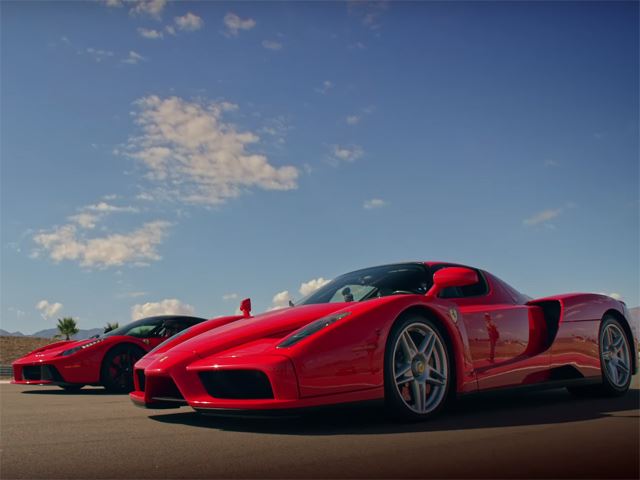 Ferrari 288 GTO против F40 против F50 против Enzo против LaFerrari  - это не обычная драг-гонка
